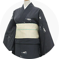 仕立て上がり絽 小紋