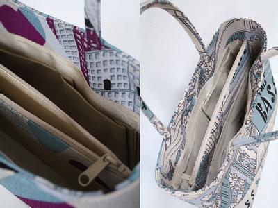 234】和柄生地 帯ハンドメイド バッグ ファスナー仕上げ大バッグ 2点