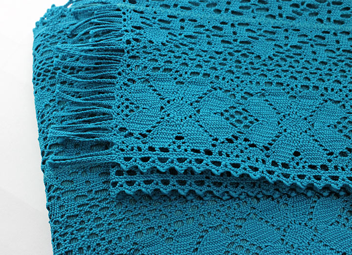 は*な様 撫松庵 ターコイズブルーのレースの半幅帯 レース半幅帯